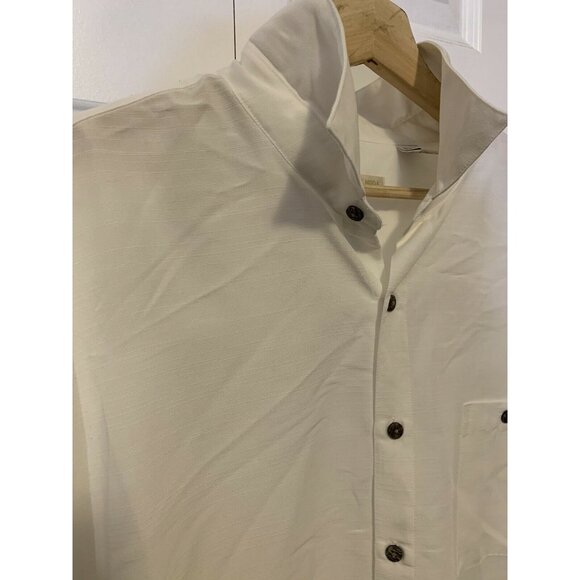 New Moda Campia Moda Button shirt‎ Men’s Sz XXL White  short sleeve NWT - Picture 1 of 8